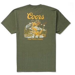 Seager Coors Green Short Sleeve Tee NWT